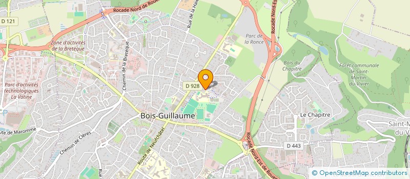 localisation de l'entreprise USCB JUDO à BOIS-GUILLAUME