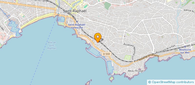 localisation de l'entreprise USCITA à SAINT-RAPHAEL