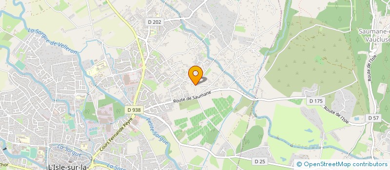 localisation de l'entreprise USCLAT à L'ISLE-SUR-LA-SORGUE