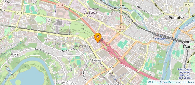 localisation de l'entreprise USD CGT SERVICE PUBLIC V O à CERGY