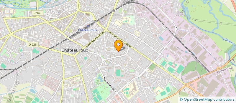 localisation de l'entreprise USDA à CHATEAUROUX