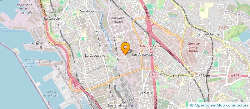 localisation de l'entreprise USE & UDJ à MARSEILLE