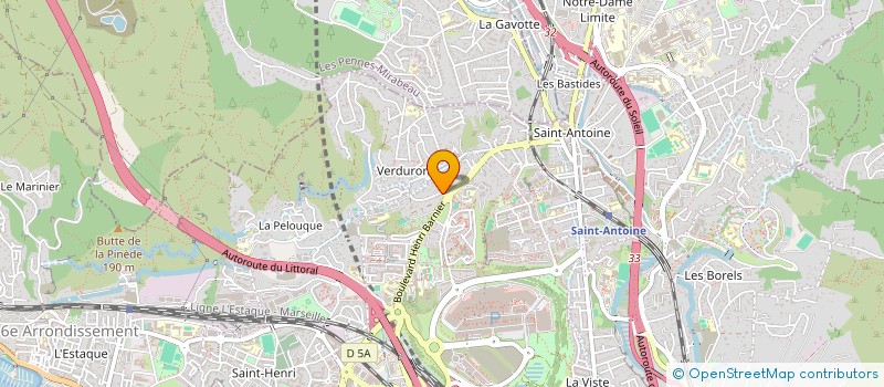 localisation de l'entreprise USELEC E.S.C.O. à MARSEILLE