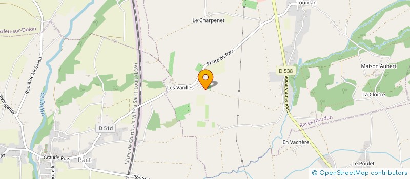 localisation de l'entreprise USELESS WOOD  REVEL-TOURDAN