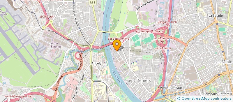 localisation de l'entreprise USEP 31 à TOULOUSE