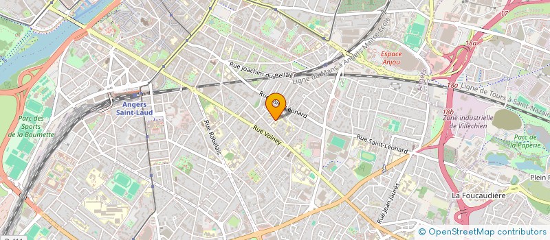 localisation de l'entreprise USEP  ANGERS