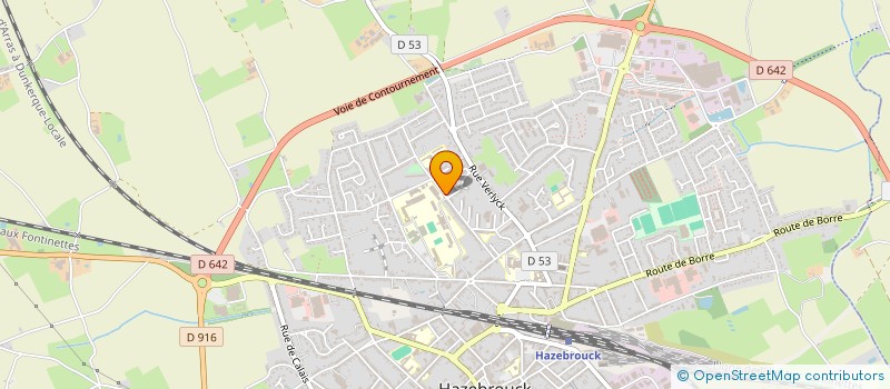 localisation de l'entreprise USEP AMAND MORISS  HAZEBROUCK