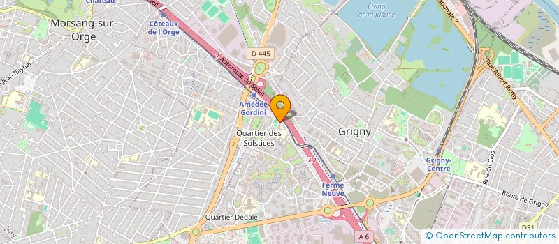 localisation de l'entreprise USEP AUTRUCHE  GRIGNY