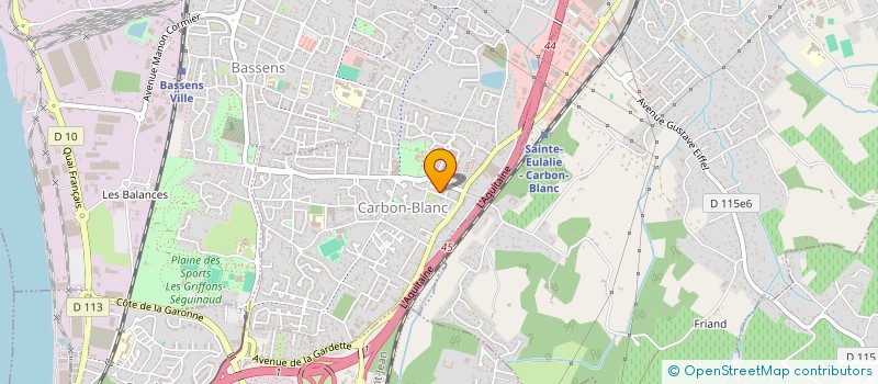 localisation de l'entreprise USEP BARBOU  CARBON-BLANC