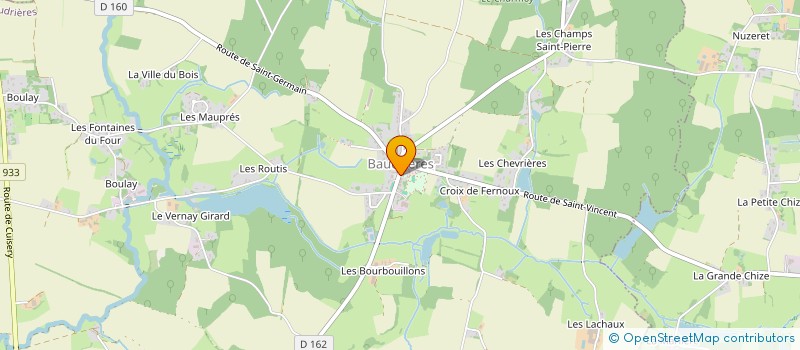 localisation de l'entreprise USEP BAUDRIERES/SAINT-ANDRE-EN-BRESSE/SAINT-VINCENT-EN-BRESSE  BAUDRIERES