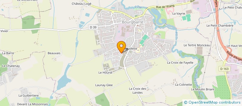 localisation de l'entreprise USEP BERTHE THELLIEZ  BOURGBARRE