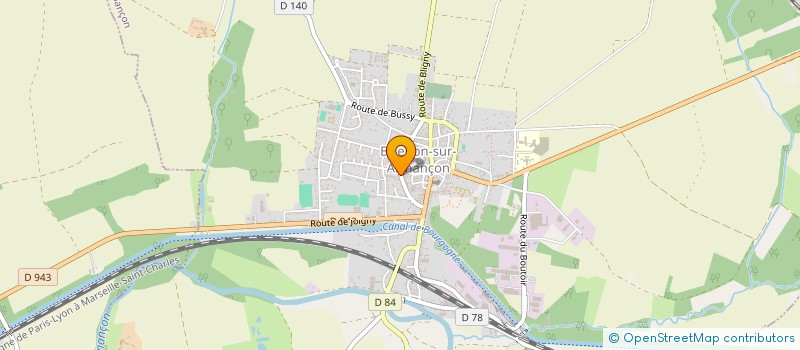 localisation de l'entreprise USEP BRIENONNAISE à BRIENON-SUR-ARMANCON