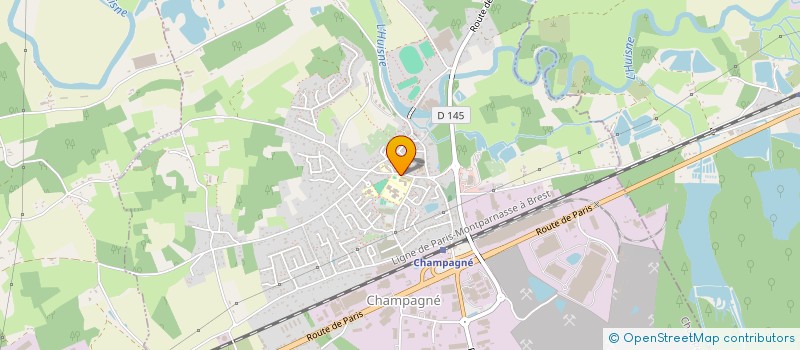 localisation de l'entreprise USEP CHAMPAGNE  CHAMPAGNE