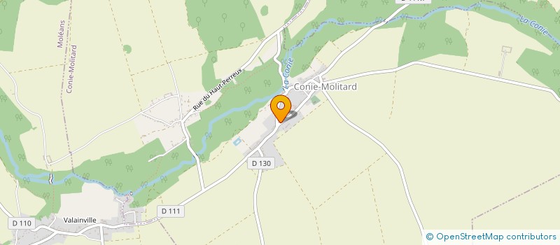 localisation de l'entreprise USEP CONIE - MOLITARD à CONIE-MOLITARD