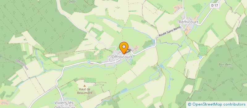 localisation de l'entreprise USEP DE BELLEVUE  ROUVRES-EN-XAINTOIS