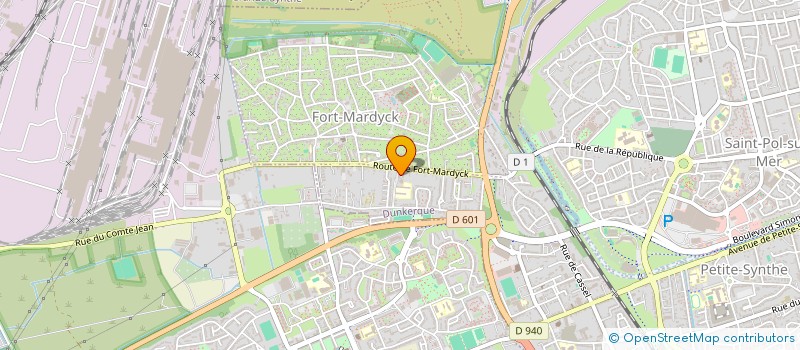 localisation de l'entreprise USEP DE L ECOLE DESSINGUEZ à DUNKERQUE