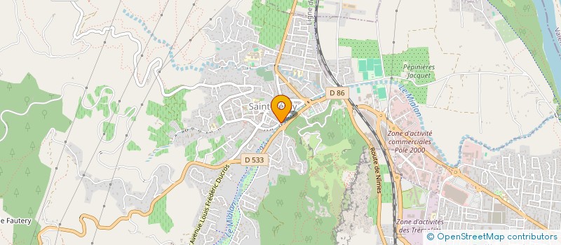 localisation de l'entreprise USEP DE L'ECOLE DU QUAI  SAINT-PERAY