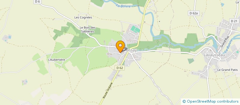 localisation de l'entreprise USEP DE L'ECOLE PRIMAIRE DE BENASSAY  BOIVRE-LA-VALLEE