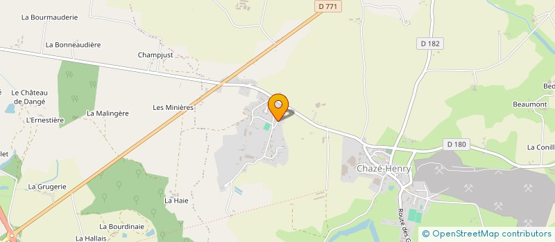localisation de l'entreprise USEP DE L'OMBREE à OMBREE D'ANJOU