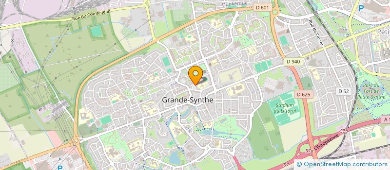 localisation de l'entreprise USEP DE LA CIRCONSCRIPTION DE DUNKERQUE VILLES NOUVELLES à GRANDE-SYNTHE