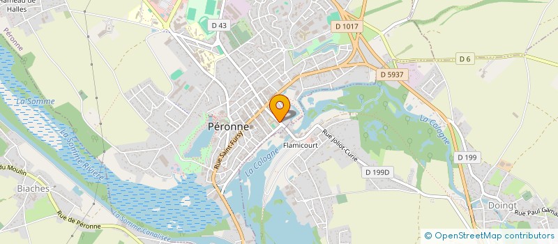 localisation de l'entreprise USEP DE LA CIRCONSCRIPTION DE PERONNE  PERONNE