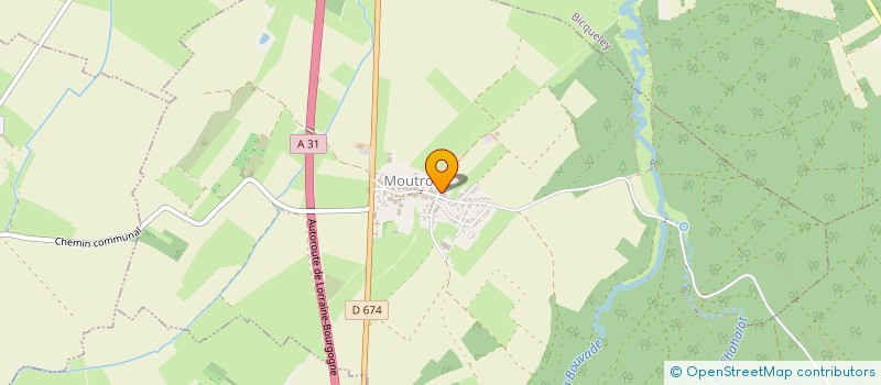 localisation de l'entreprise USEP DES ECOLES DE MOUTROT/OCHEY/ALLAIN  MOUTROT