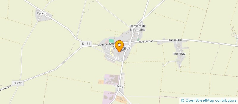 localisation de l'entreprise USEP DES ECOLES MATERNELLES ET ELEMENTAIRES D'OUTARVILLE  OUTARVILLE