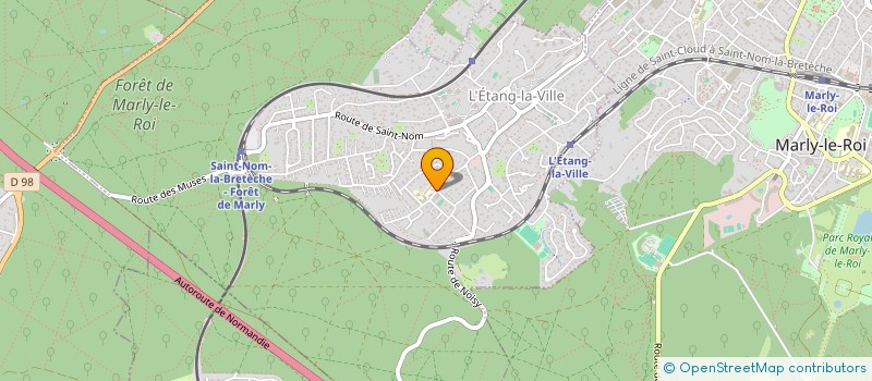 localisation de l'entreprise USEP DES HAUTS DE GUERINES à L'ETANG-LA-VILLE