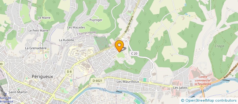 localisation de l'entreprise USEP DES ROMAINS - ECOLE MARCEL FOURNIER  TRELISSAC