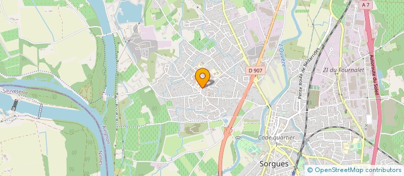 localisation de l'entreprise USEP DISTRICT DE SORGUES  SORGUES