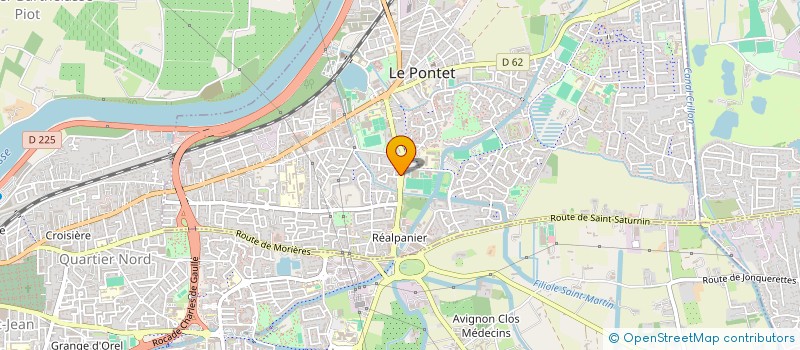 localisation de l'entreprise USEP DISTRICT LE PONTET  LE PONTET