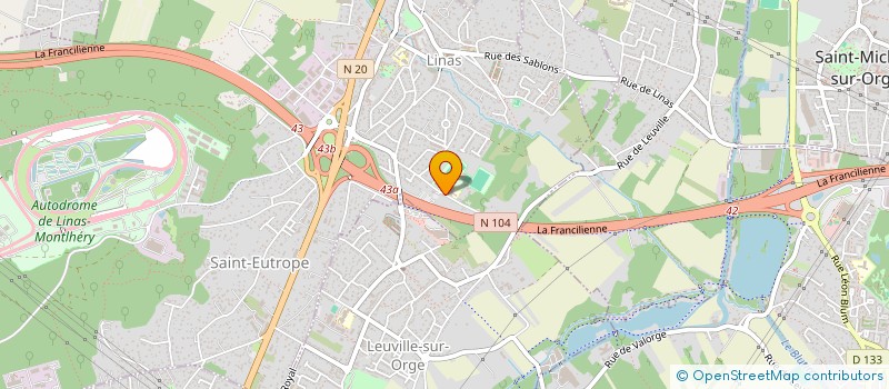 localisation de l'entreprise USEP ECOLE CARCASSONNE DE LINAS  LINAS