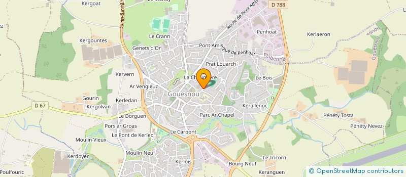 localisation de l'entreprise USEP ECOLE DU CHATEAU D' EAU  GOUESNOU