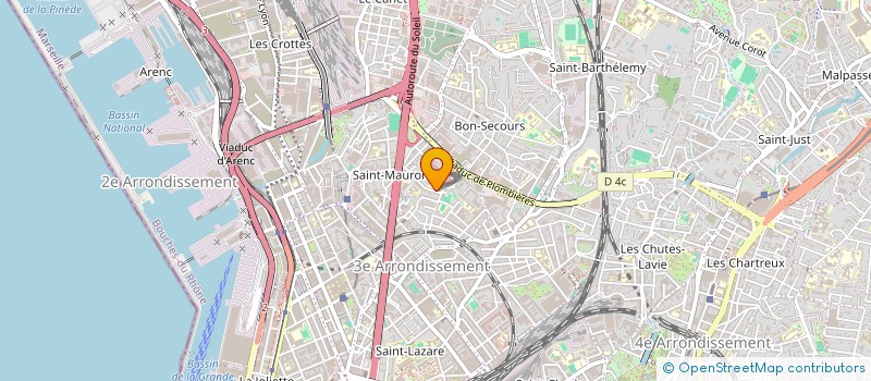 localisation de l'entreprise USEP ECOLE REVOLUTION VAILLANT à MARSEILLE