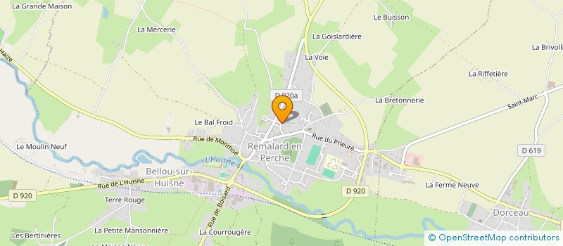 localisation de l'entreprise USEP FEDER REGROUP PEDAG INTERCOMMUNAL à REMALARD-EN-PERCHE