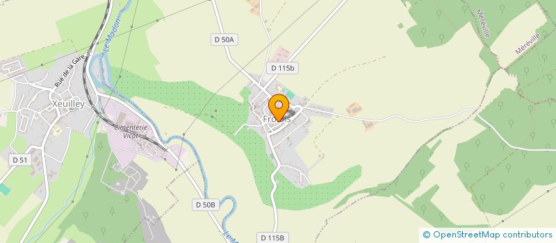 localisation de l'entreprise USEP FROLOIS  FROLOIS