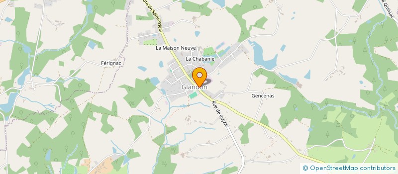 localisation de l'entreprise USEP GLANDON  GLANDON