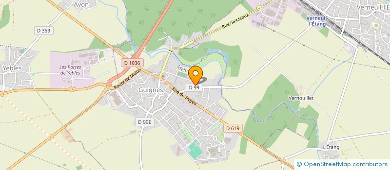 localisation de l'entreprise USEP GROUPE MIXTE 2  GUIGNES