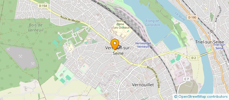 localisation de l'entreprise USEP JEAN JAURES VERNEUIL SUR SEINE  VERNEUIL-SUR-SEINE