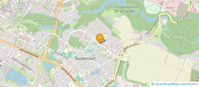 localisation de l'entreprise USEP JEAN LURCAT  GUYANCOURT