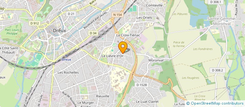 localisation de l'entreprise USEP JEAN ZAY à DREUX