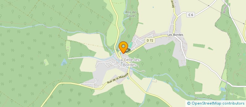 localisation de l'entreprise USEP LA CELLE LES BORDES  LA CELLE-LES-BORDES