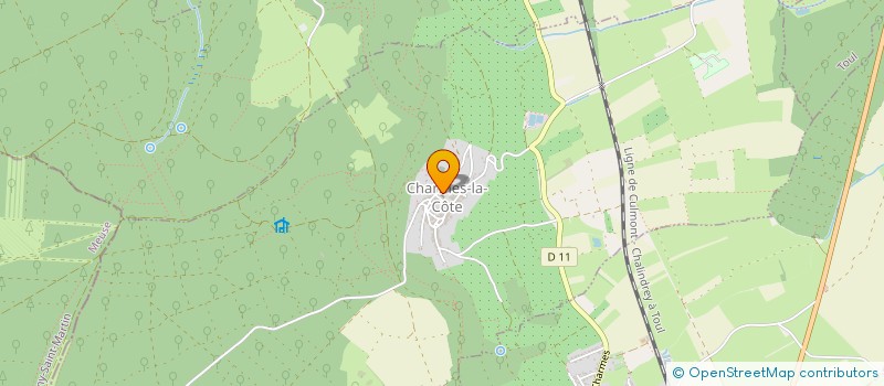 localisation de l'entreprise USEP LA MARELLE  CHARMES-LA-COTE