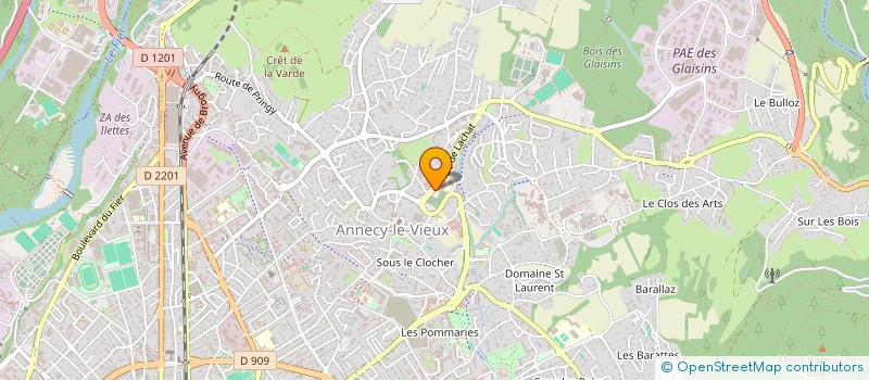 localisation de l'entreprise USEP LACHAT MATERNELLE à ANNECY