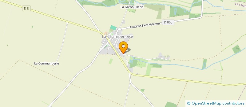 localisation de l'entreprise USEP LES CHAMPAGNARDS à LA CHAMPENOISE
