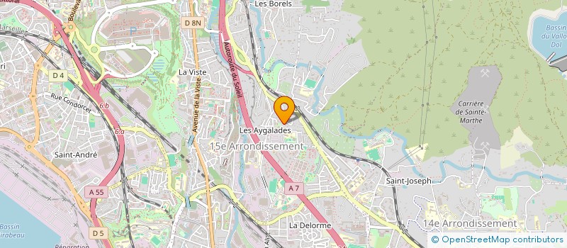 localisation de l'entreprise USEP - MARSEILLE - MOSAIK à MARSEILLE