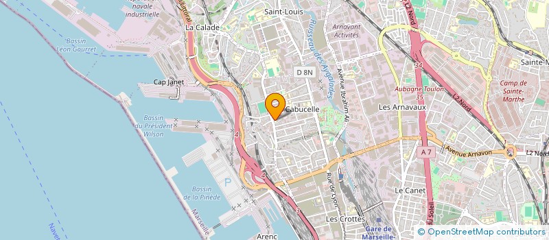 localisation de l'entreprise USEP MATERNELLE KBU à MARSEILLE