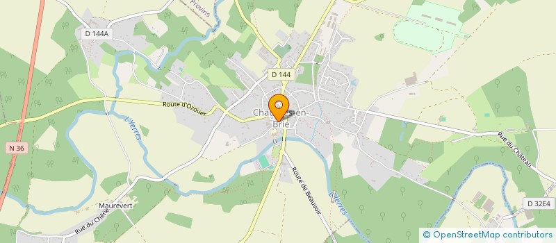 localisation de l'entreprise USEP OBJECTIFS SPORTS ABBAYE  CHAUMES-EN-BRIE