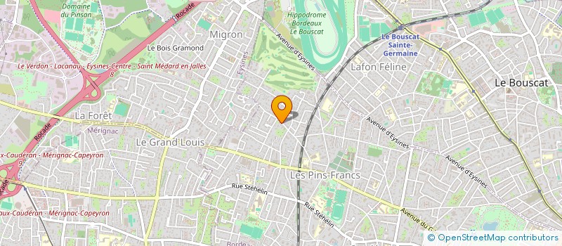 localisation de l'entreprise USEP PINS FRANCS  BORDEAUX