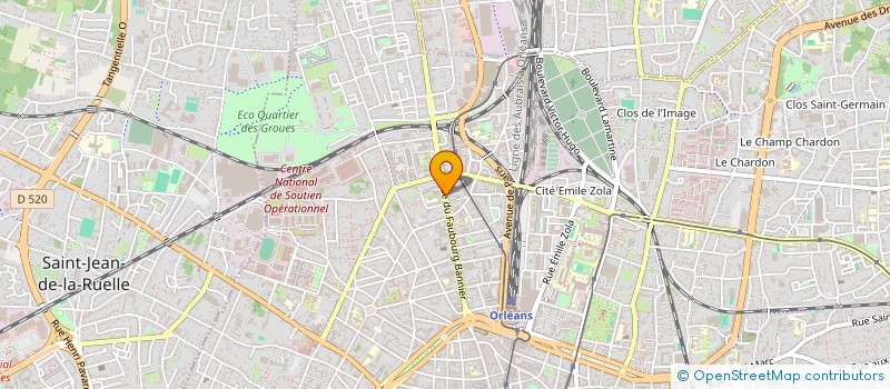 localisation de l'entreprise USEP PROUST à ORLEANS